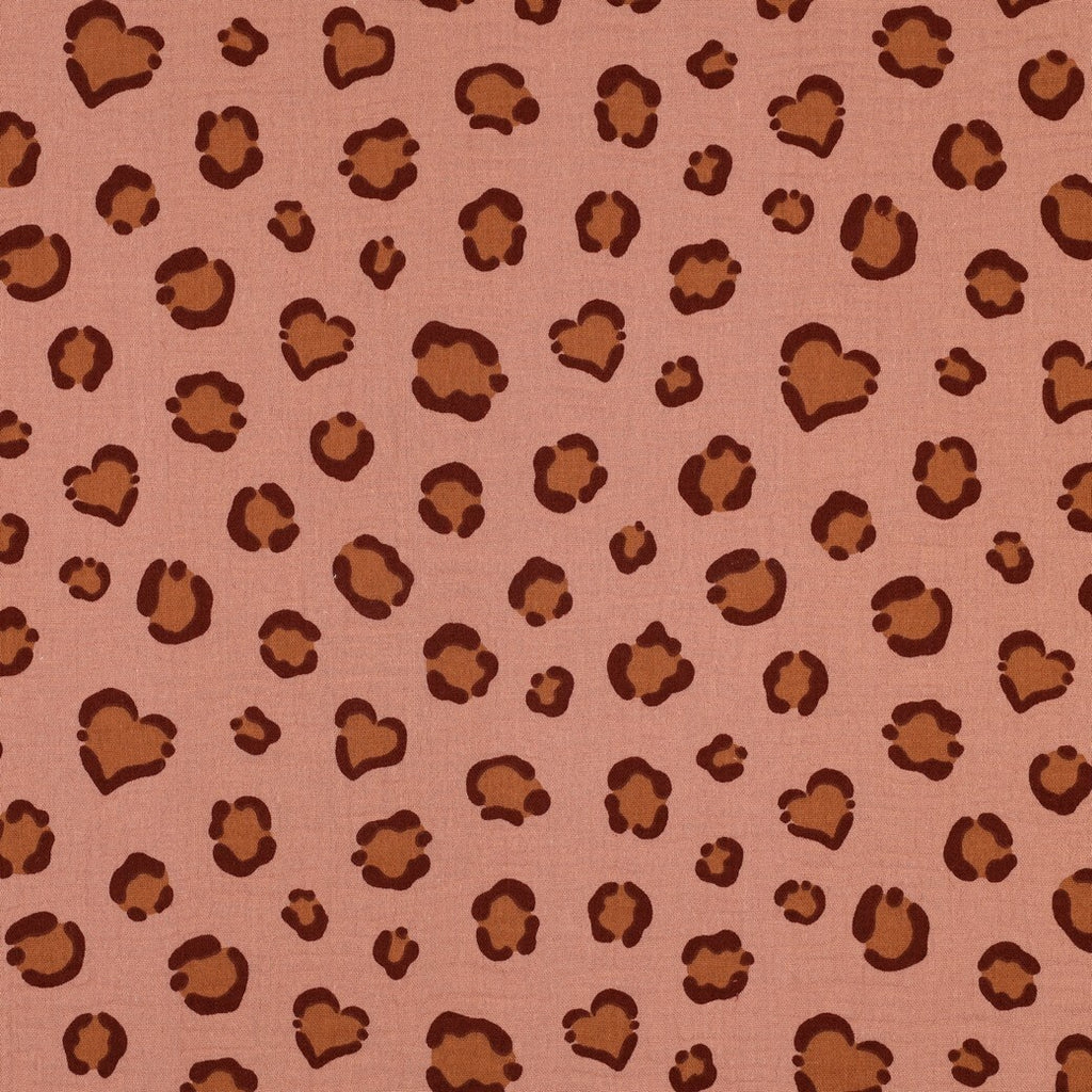 Musselin/Double Gauze Leo - peach