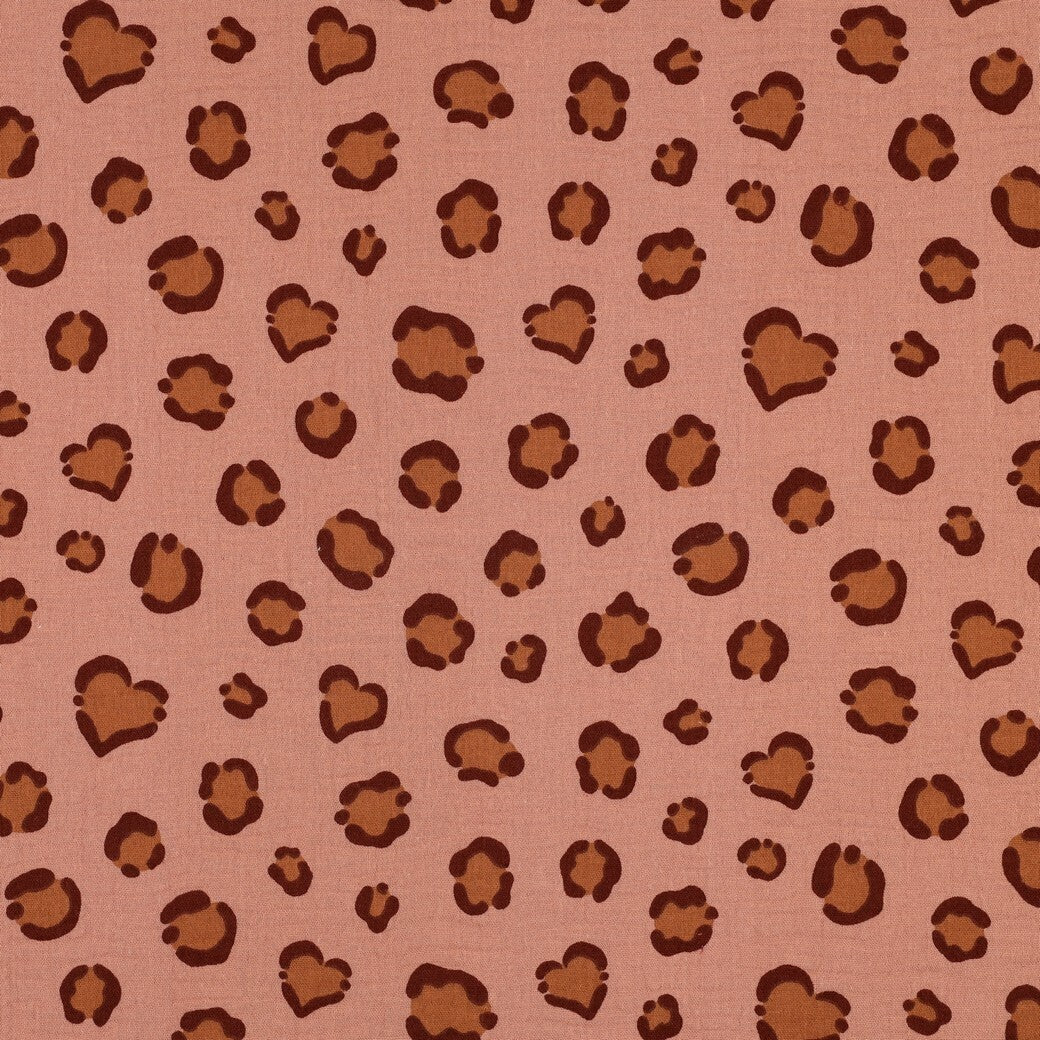 Musselin/Double Gauze Leo - peach