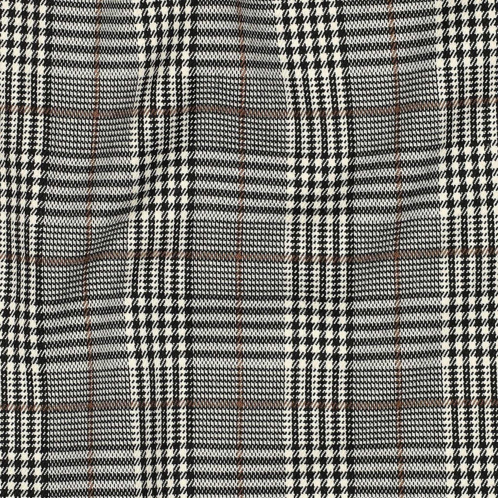 Tartan check - beige/schwarz
