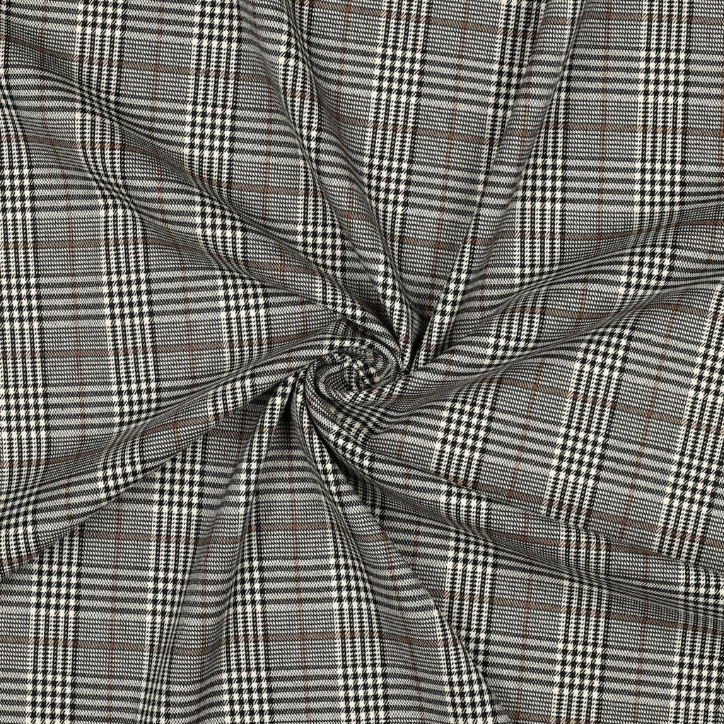 Tartan check - beige/schwarz