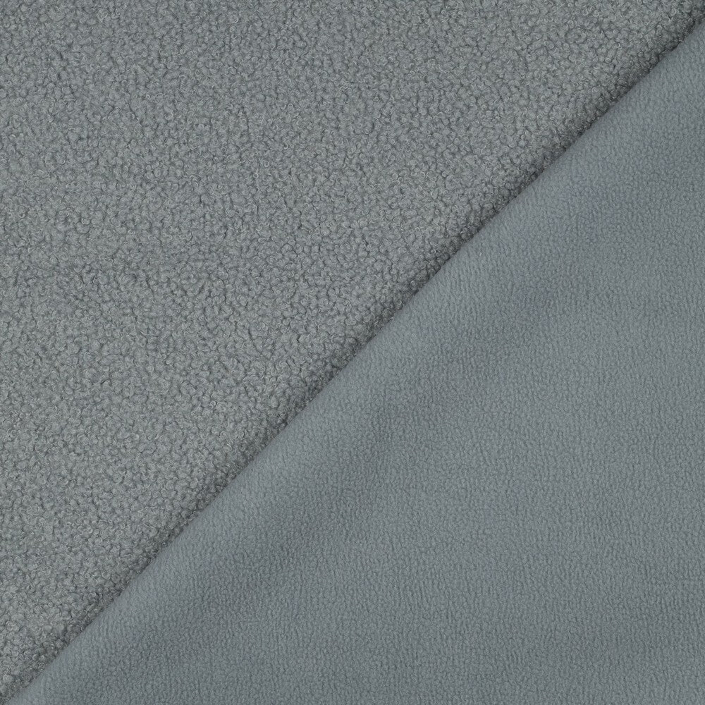 Teddyfleece - rauchblau