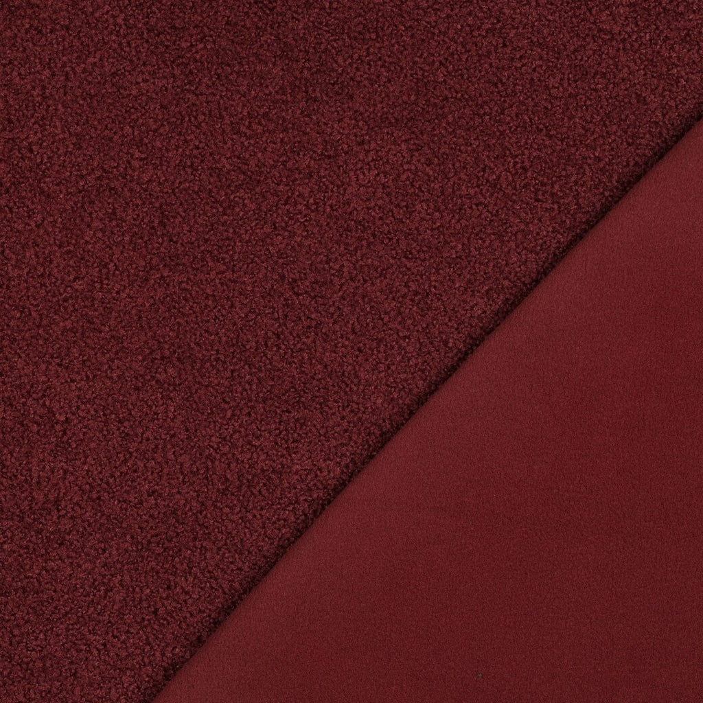 Teddyfleece - weinrot