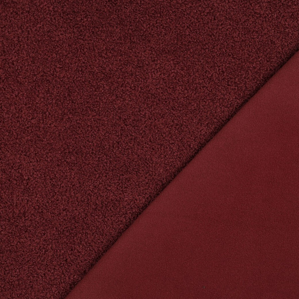 Teddyfleece - weinrot