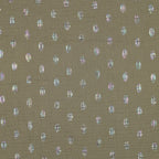 Musselin/Double Gauze "rainbow spots" - oliv