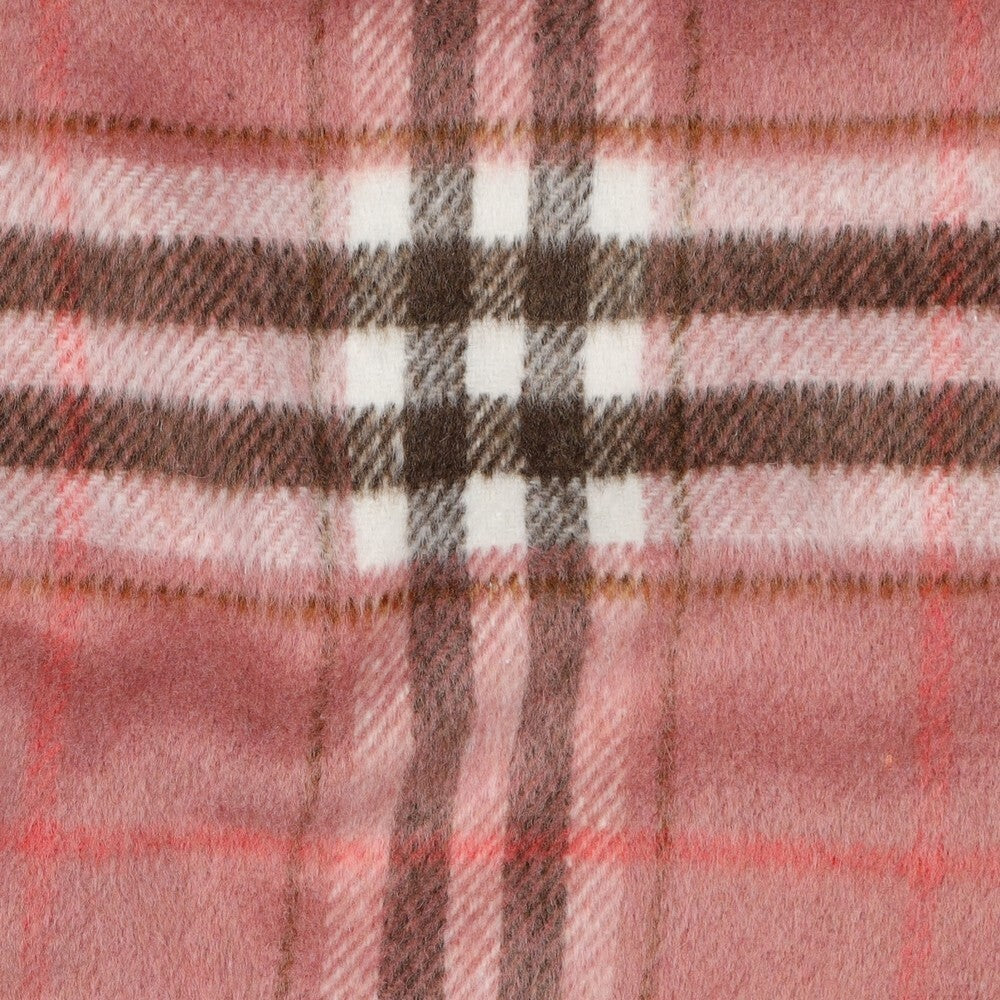 Mantelstoff brushed Yarn - checks altrosa