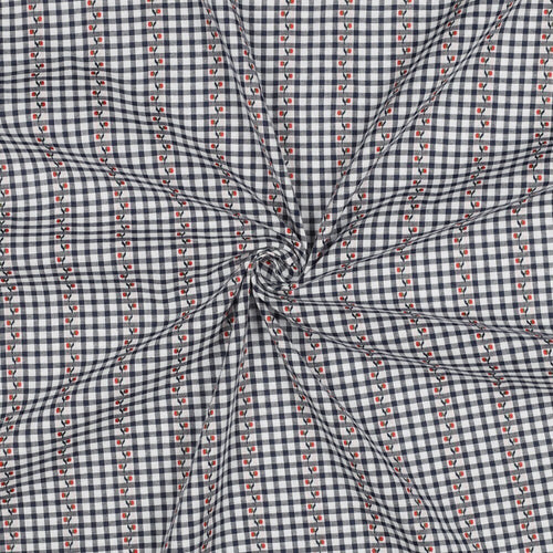Baumwoll Jacquard - Blümchen