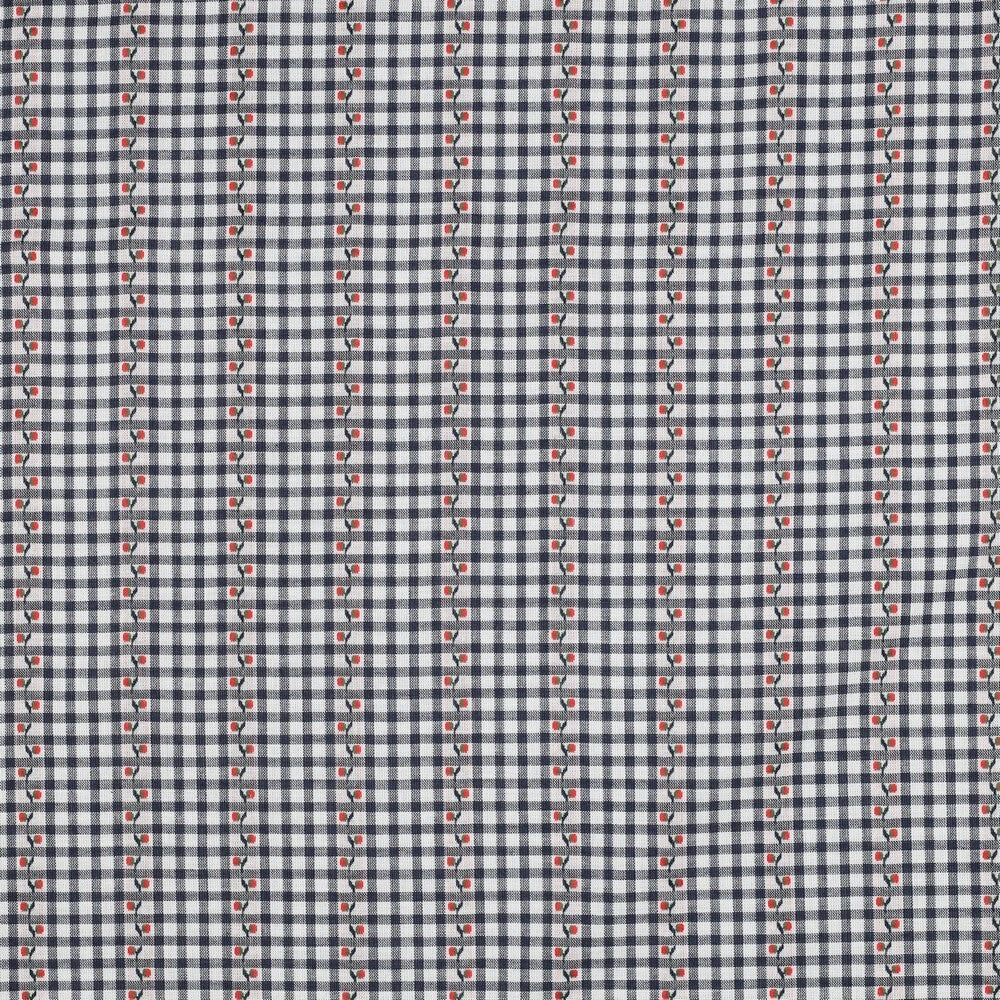 Baumwoll Jacquard - Blümchen