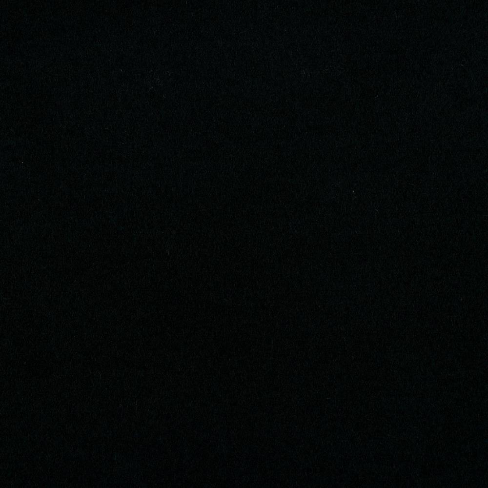 Mantelstoff uni "Softcoat" - schwarz