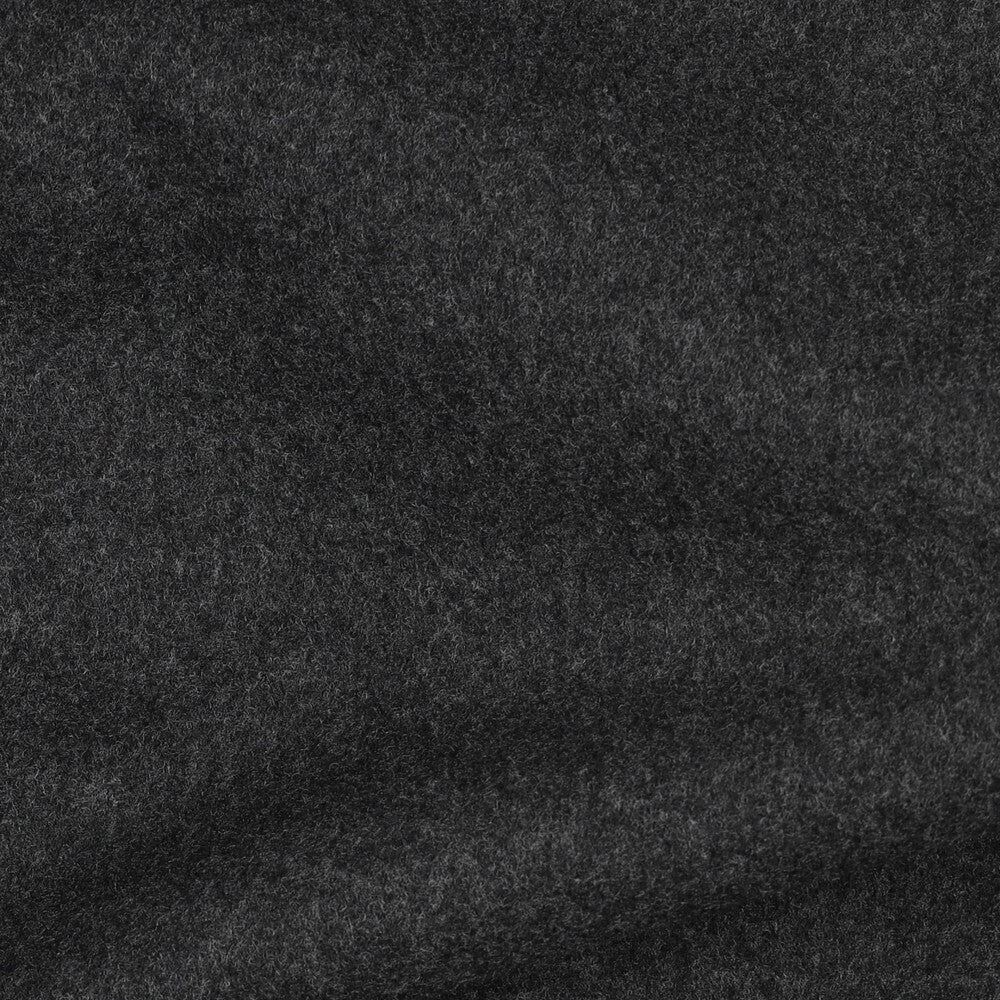 Mantelstoff uni "Softcoat" - anthrazit meliert