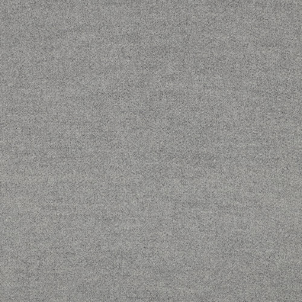 Mantelstoff uni "Softcoat" - hellgrau meliert