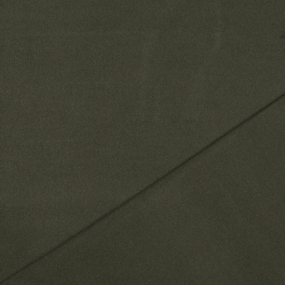 Mantelstoff uni "Softcoat" - army