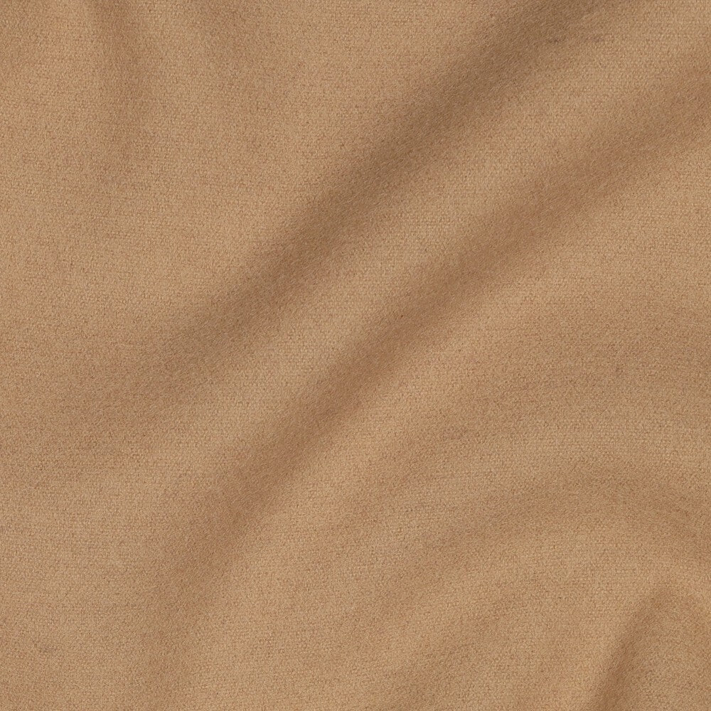 Mantelstoff uni "Softcoat" - toffee