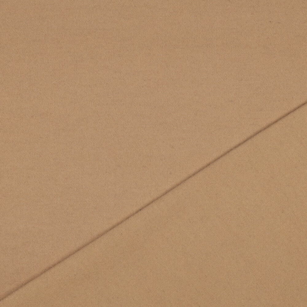 Mantelstoff uni "Softcoat" - toffee
