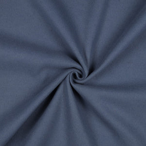 Mantelstoff uni "Softcoat" - jeansblau