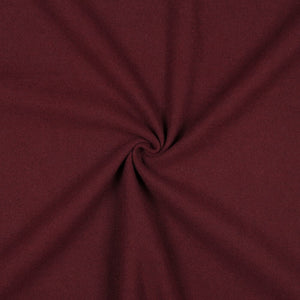 Mantelstoff uni "Softcoat" - bordeaux