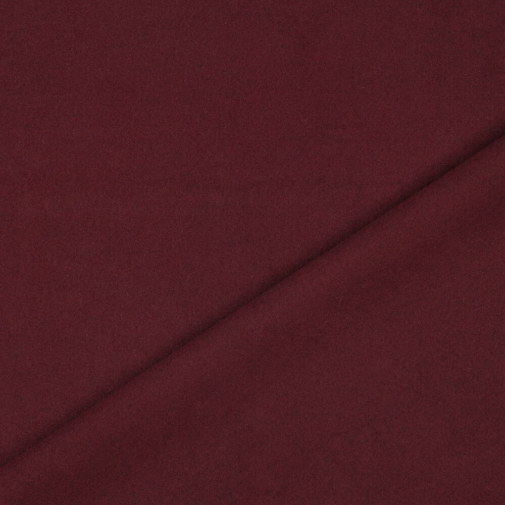 Mantelstoff uni "Softcoat" - bordeaux