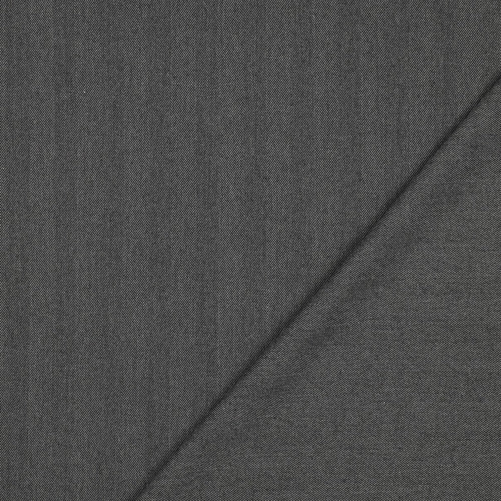 Webware Mischgewebe - Herringbone grau