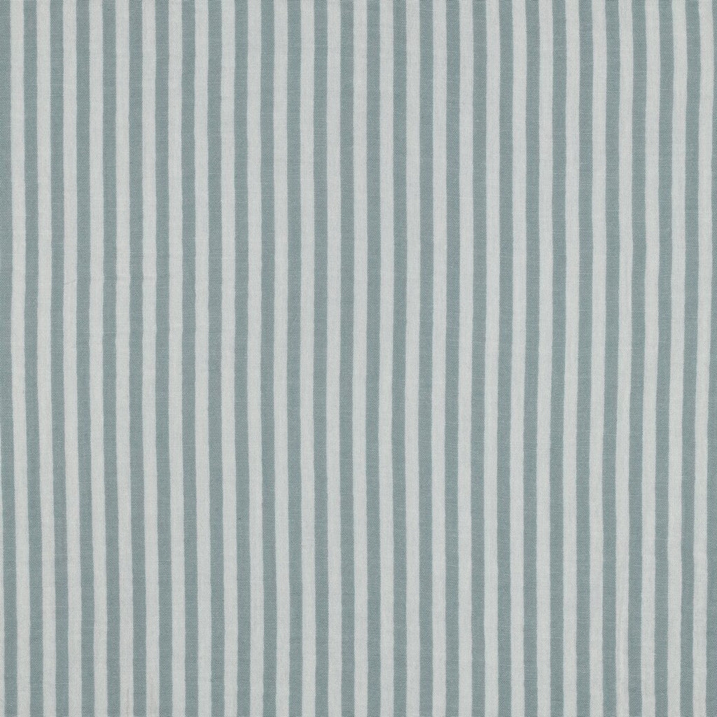 Musselin/Double feine Streifen - salbei
