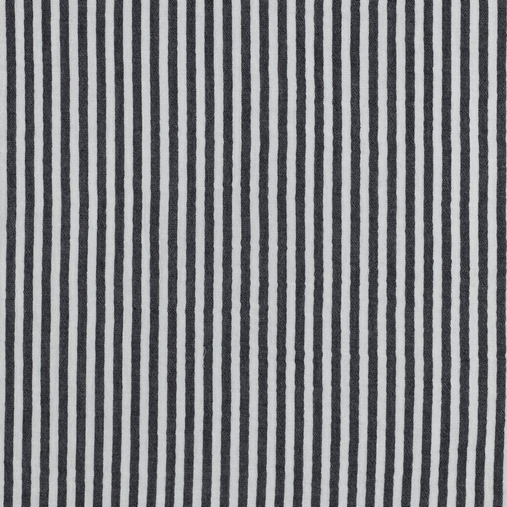 Musselin/Double feine Streifen - navy