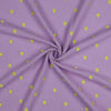 Musselin/Double Gauze Stickerei Herzen - lavendel