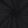 Rippjersey weich - schwarz