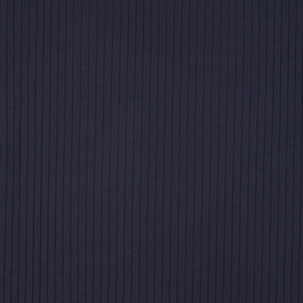 Rippjersey weich - navy