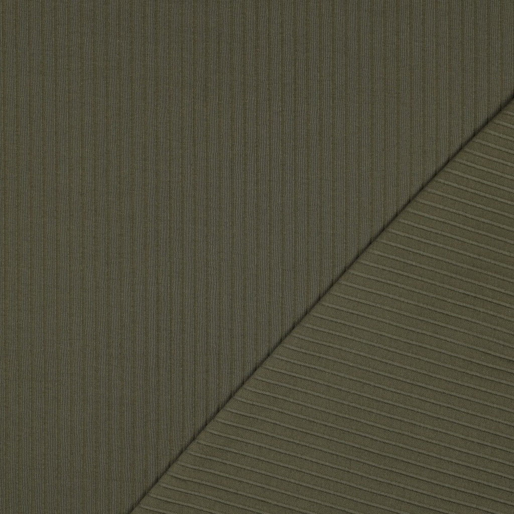 Rippjersey weich - oliv