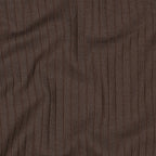 Rippjersey weich - braun