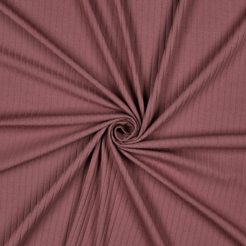Rippjersey weich - mauve