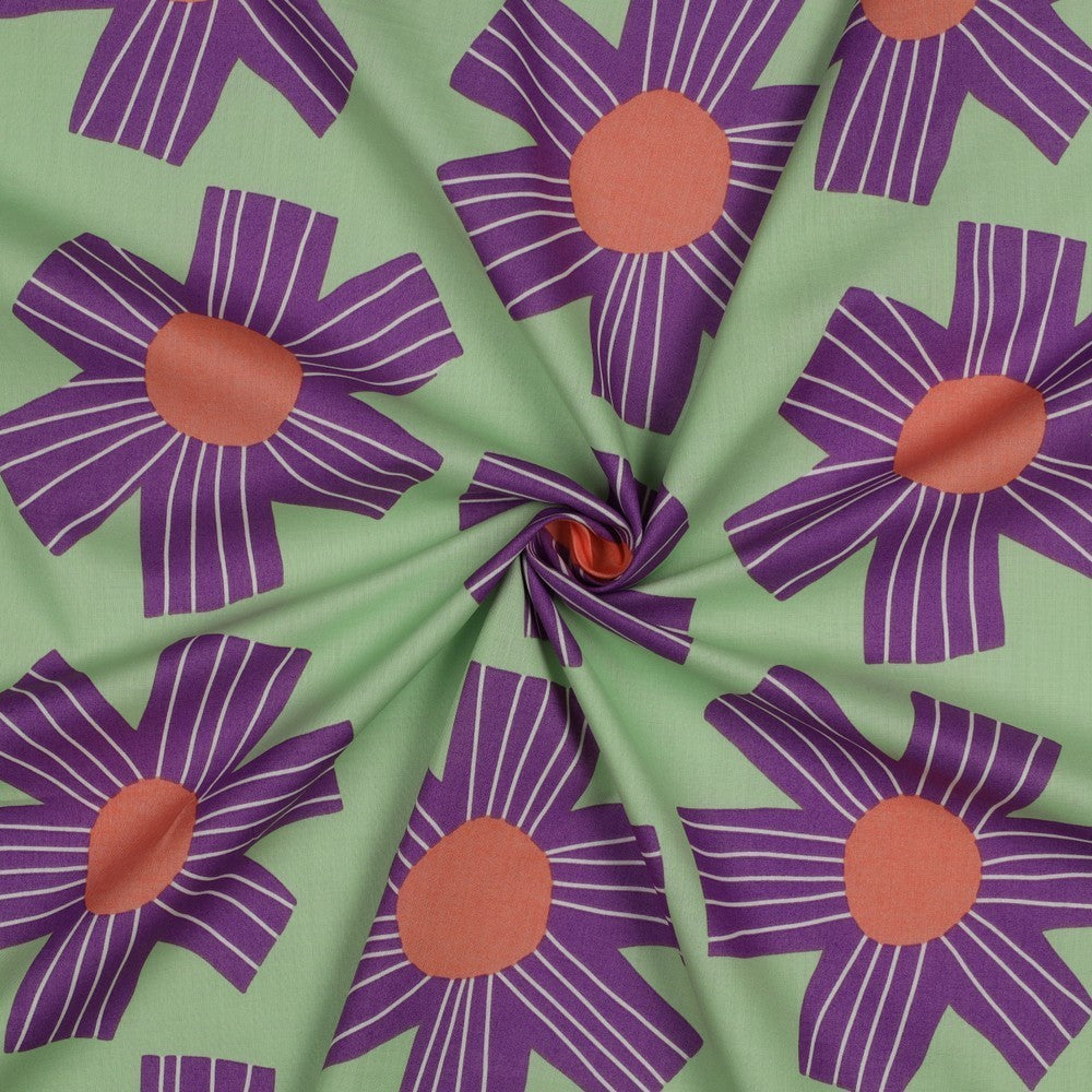 Baumwoll-Voile Nerida Hansen - Sunny Days lime *Videovorstellung*