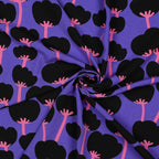 Viskose "Poppies" Nerida Hansen - violett (LENZING™ ECOVERO™) *Videovorstellung*