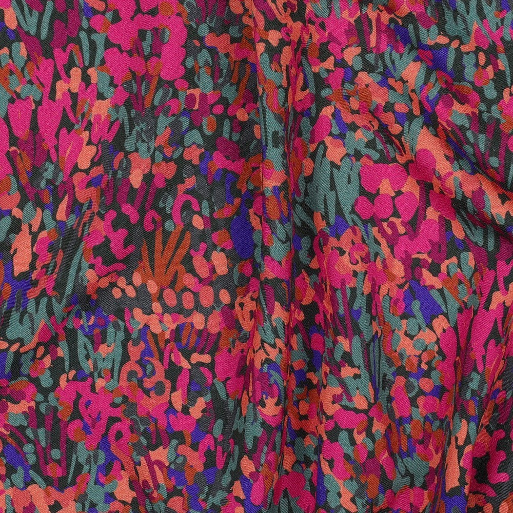 Viskose Nerida Hansen - Colorful Garden tannengrün *Videovorstellung*