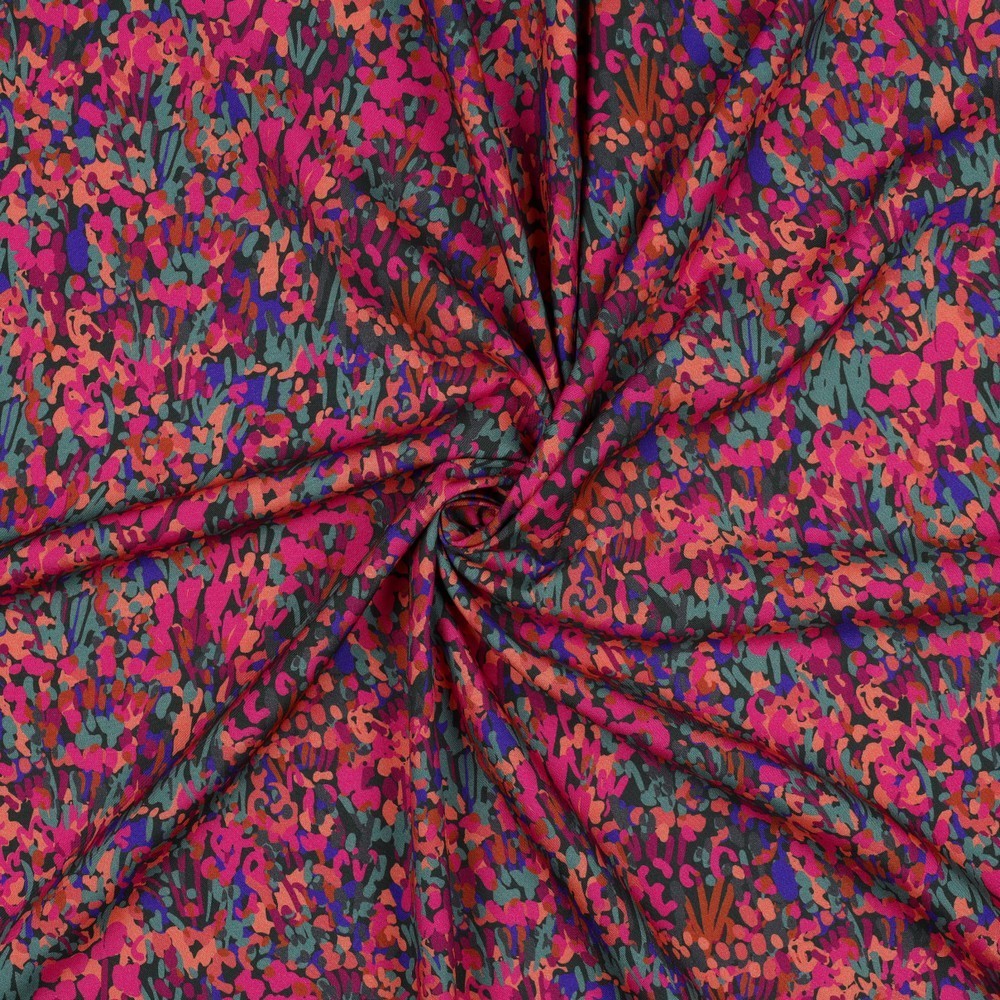 Viskose Nerida Hansen - Colorful Garden tannengrün *Videovorstellung*