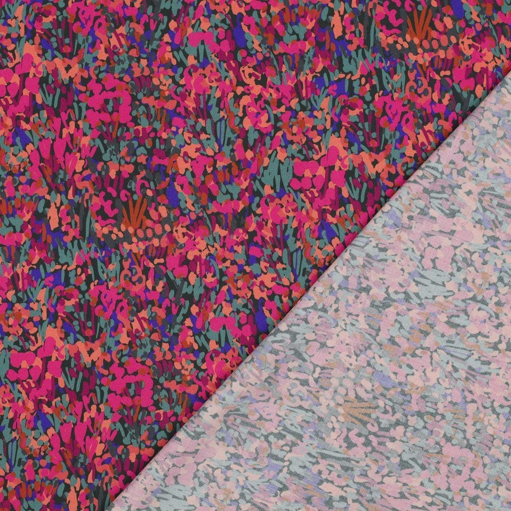 Viskose Nerida Hansen - Colorful Garden tannengrün *Videovorstellung*