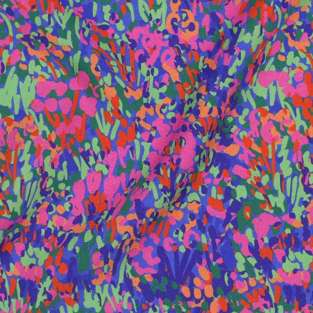 Viskose Nerida Hansen - Colorful Garden royalblau *Videovorstellung*