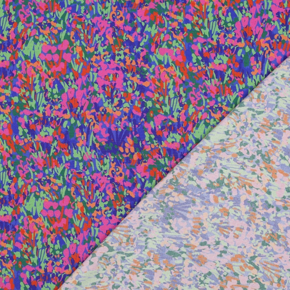 Viskose Nerida Hansen - Colorful Garden royalblau *Videovorstellung*