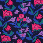 Viskose Nerida Hansen - Amira Floral dunkelblau *Videovorstellung*
