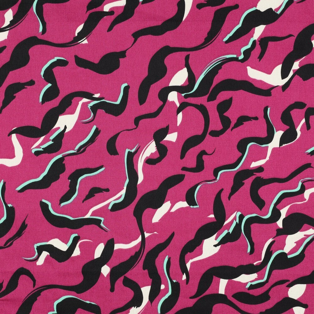 Baumwoll Satin brush - fuchsia