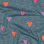 Jersey Herzen - smoke blue melange *Videovorstellung*