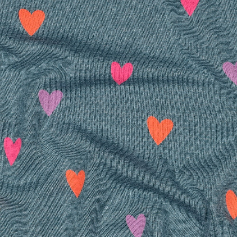 Jersey Herzen - smoke blue melange *Videovorstellung*