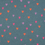 Jersey Herzen - smoke blue melange *Videovorstellung*