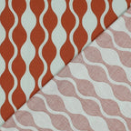 Viskose waves- mint/ocker (LENZING™ ECOVERO™)