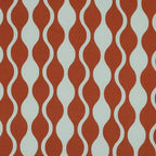 Viskose waves- mint/ocker (LENZING™ ECOVERO™)