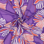 Viskose "Flowers" - levendel (LENZING™ ECOVERO™)