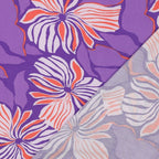 Viskose "Flowers" - levendel (LENZING™ ECOVERO™)