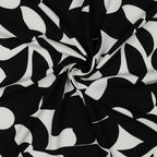 Viskose abstract - schwarz/weiß
