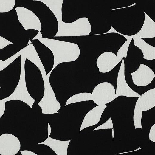 Viskose abstract - schwarz/weiß