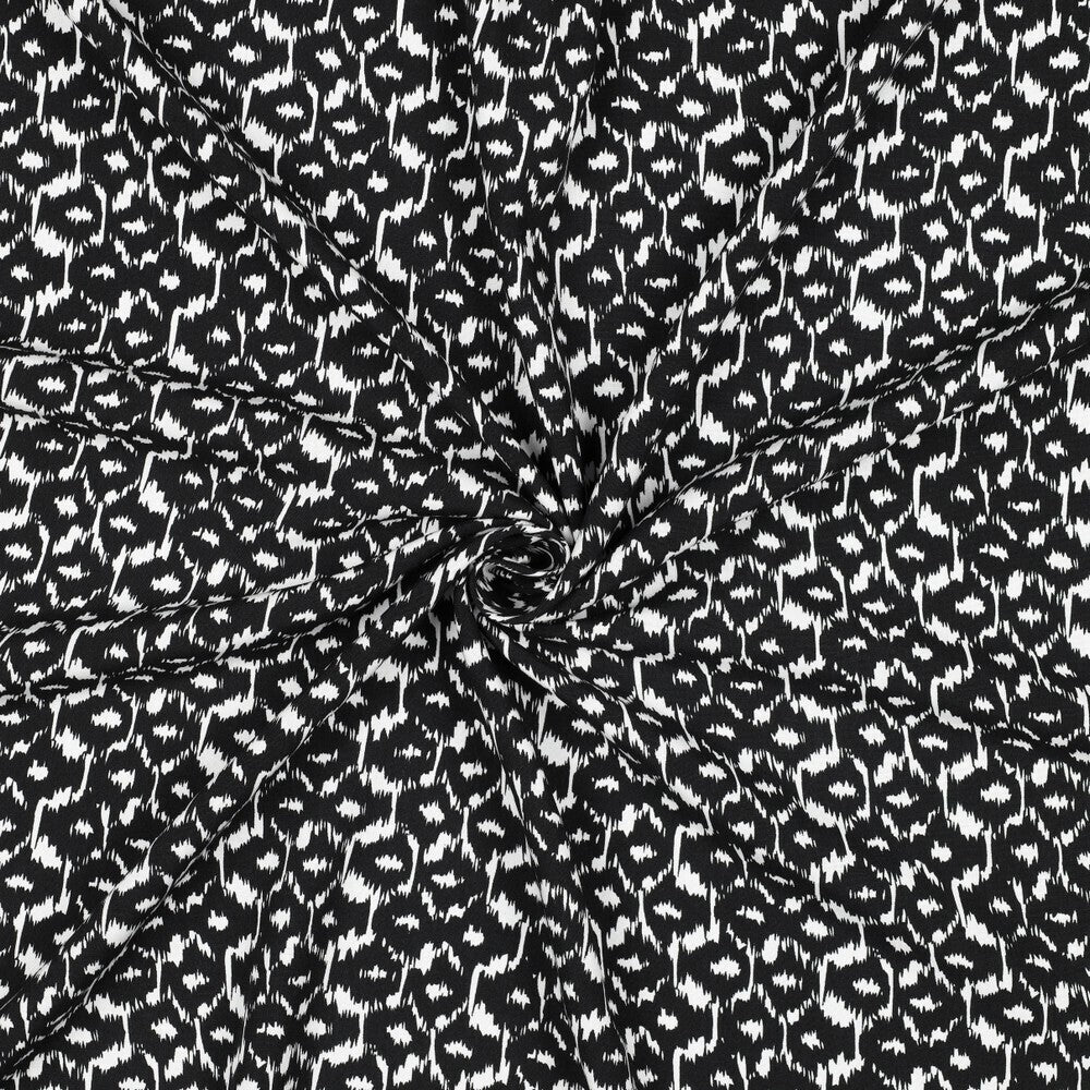 Viskose abstract - schwarz