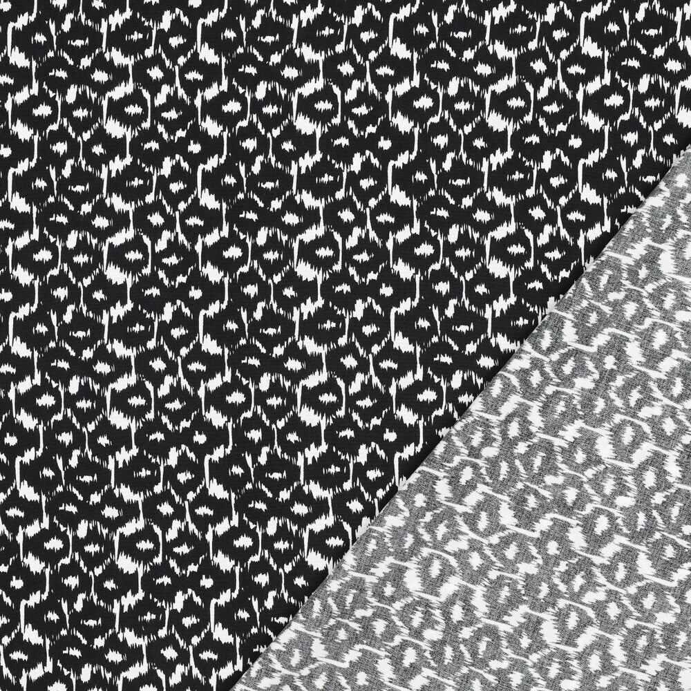 Viskose abstract - schwarz