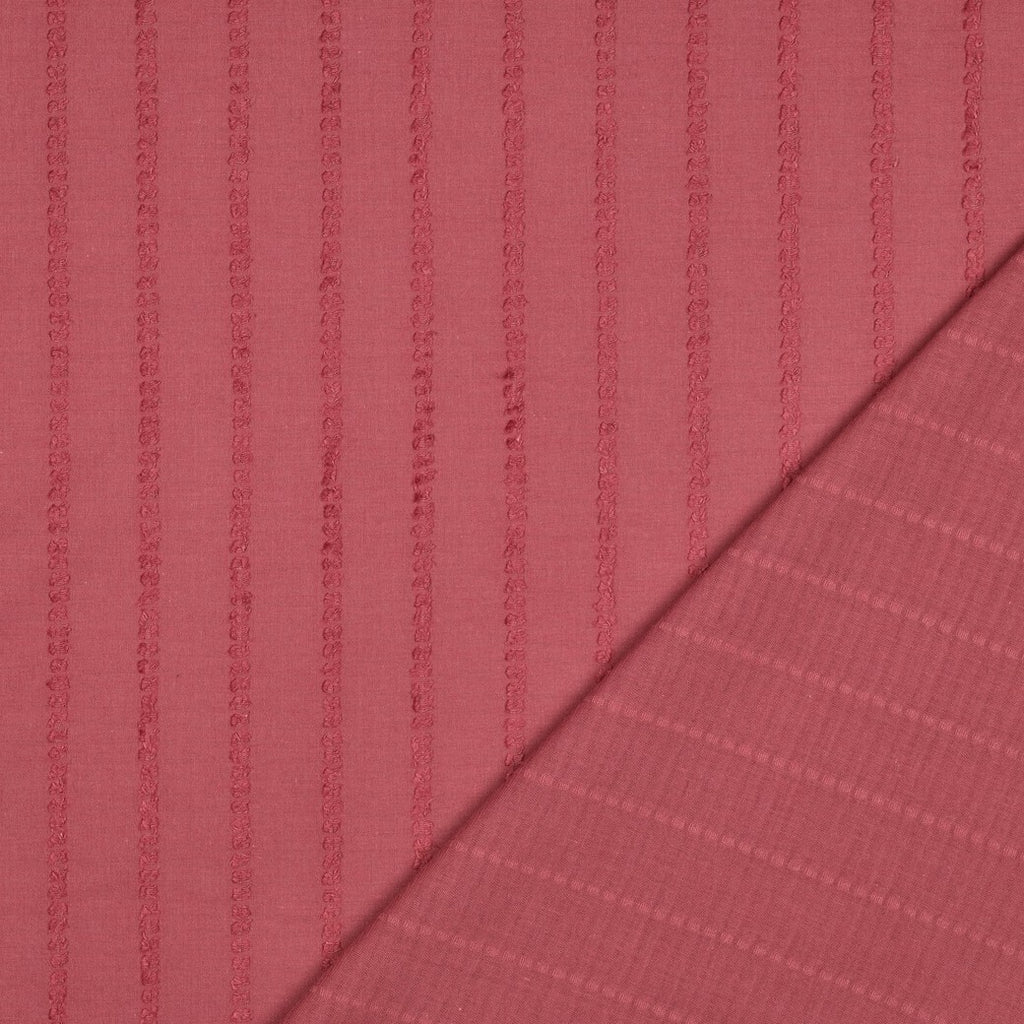 Baumwoll Volie Dobby "Stripes" - mauve